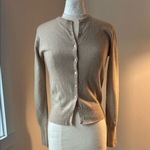 Vintage Drumohr Wheat Cashmere Cardigan